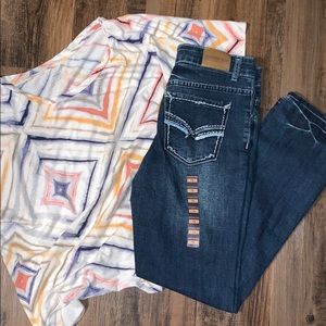 Flypaper Blue Straight Leg Jeans